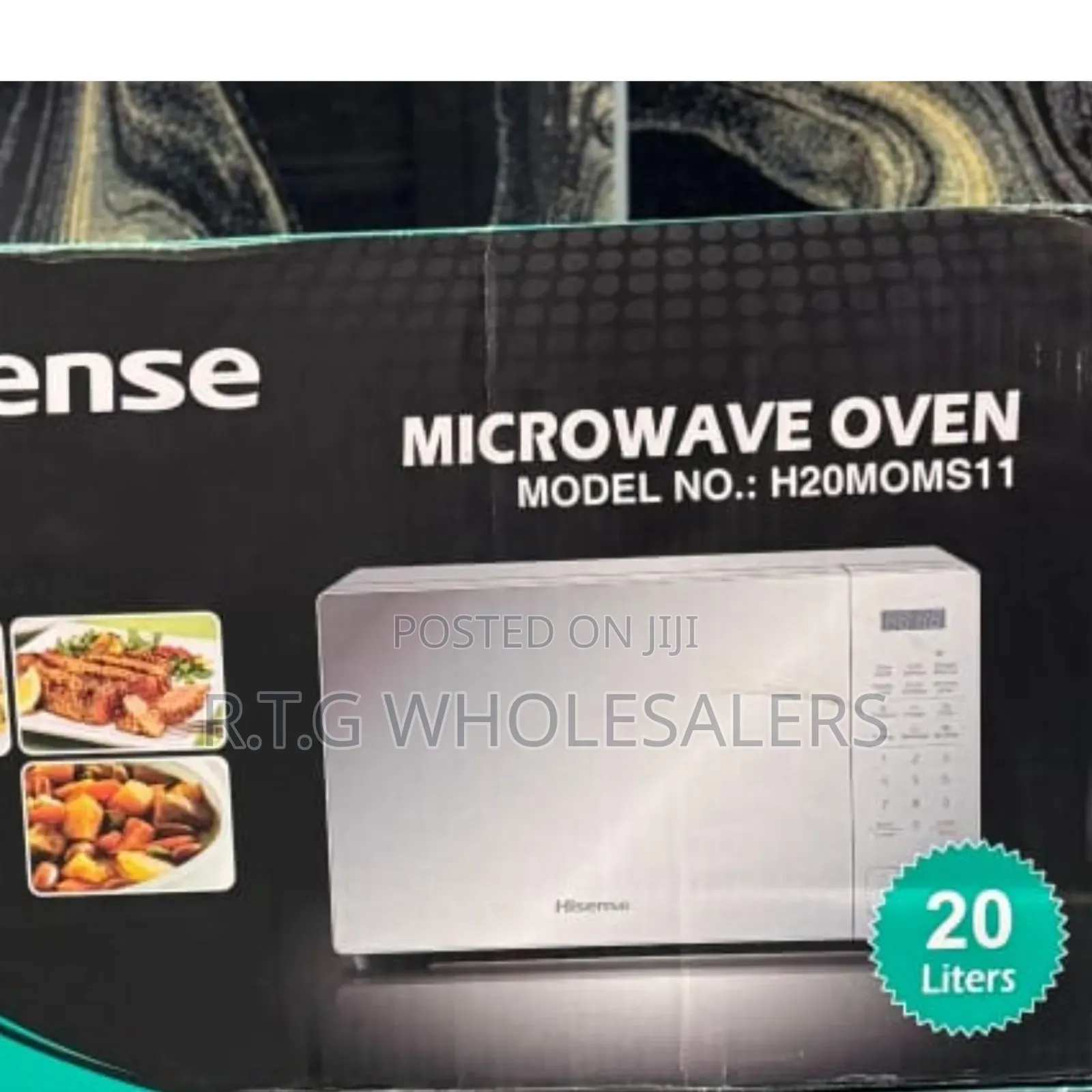 Hisense White Digital Microwave Oven 20l