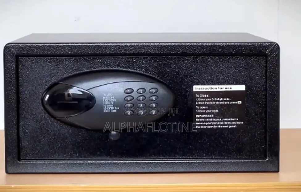 Office Home Bank Usage Safe Box With Electronic Digital Lock, Key Lock