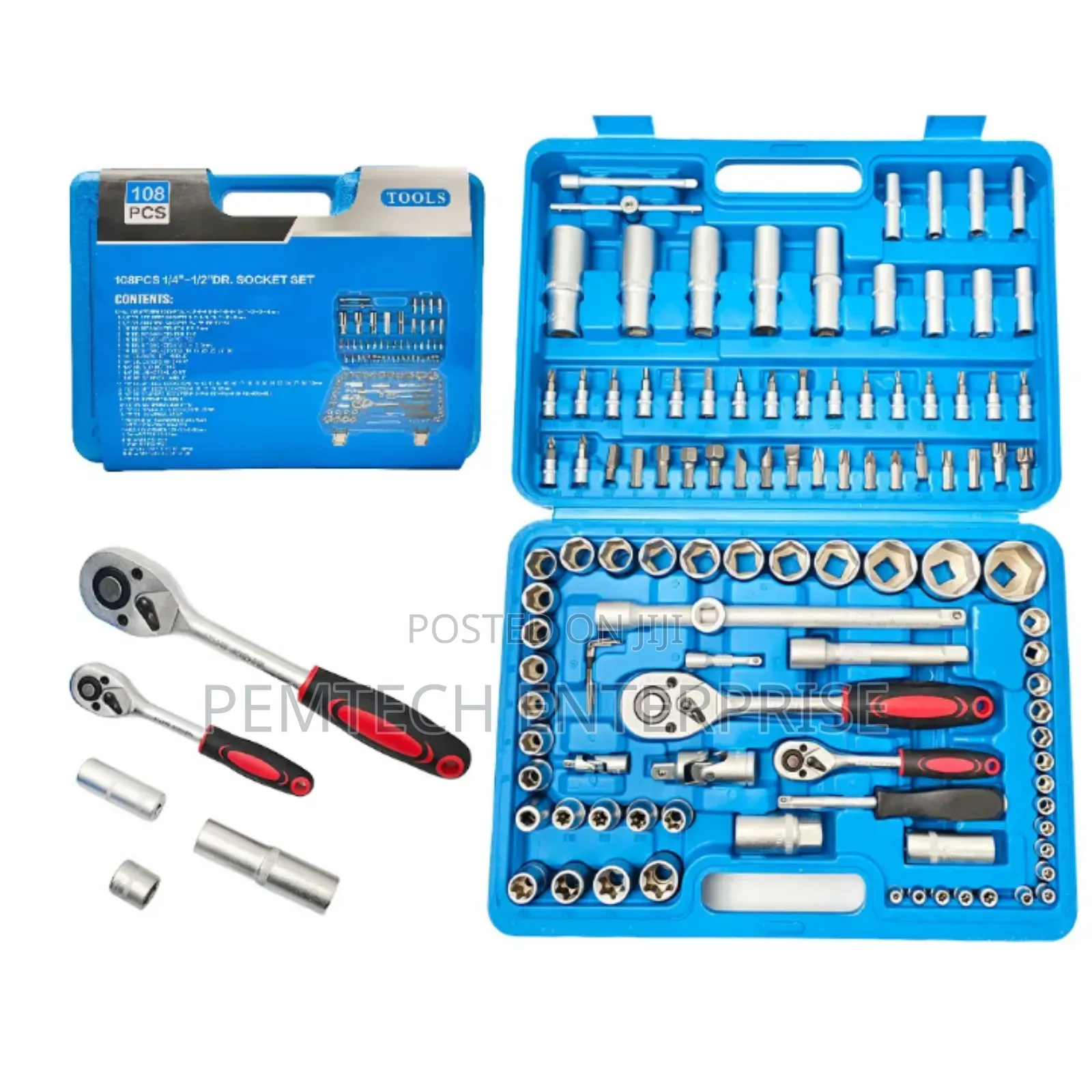 108-Piece Ratchet Wrench and Socket Set