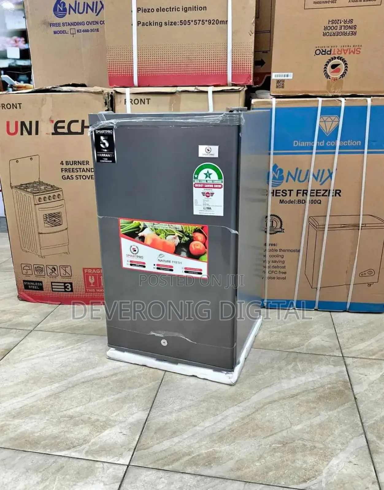 Smartpro 90litres Single Door Fridge
