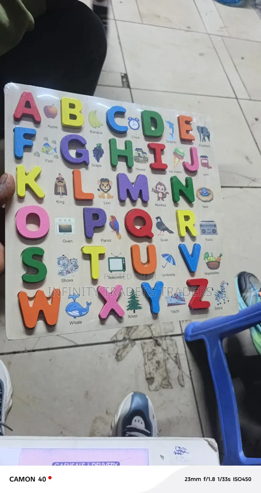 3d Wooden Capital Alphabet Puzzles With Pictures