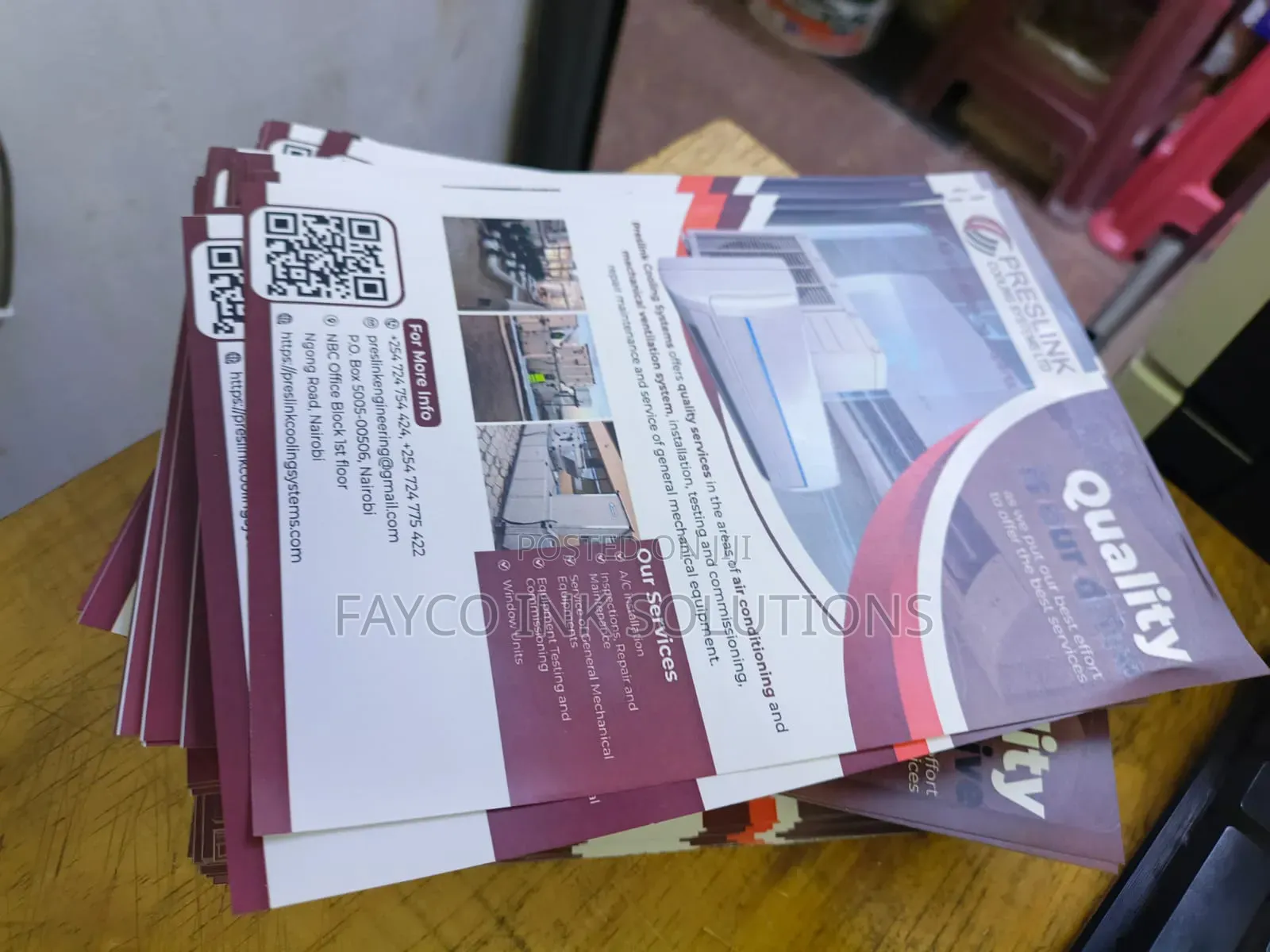 High Quality, Multi-Color Flyers
