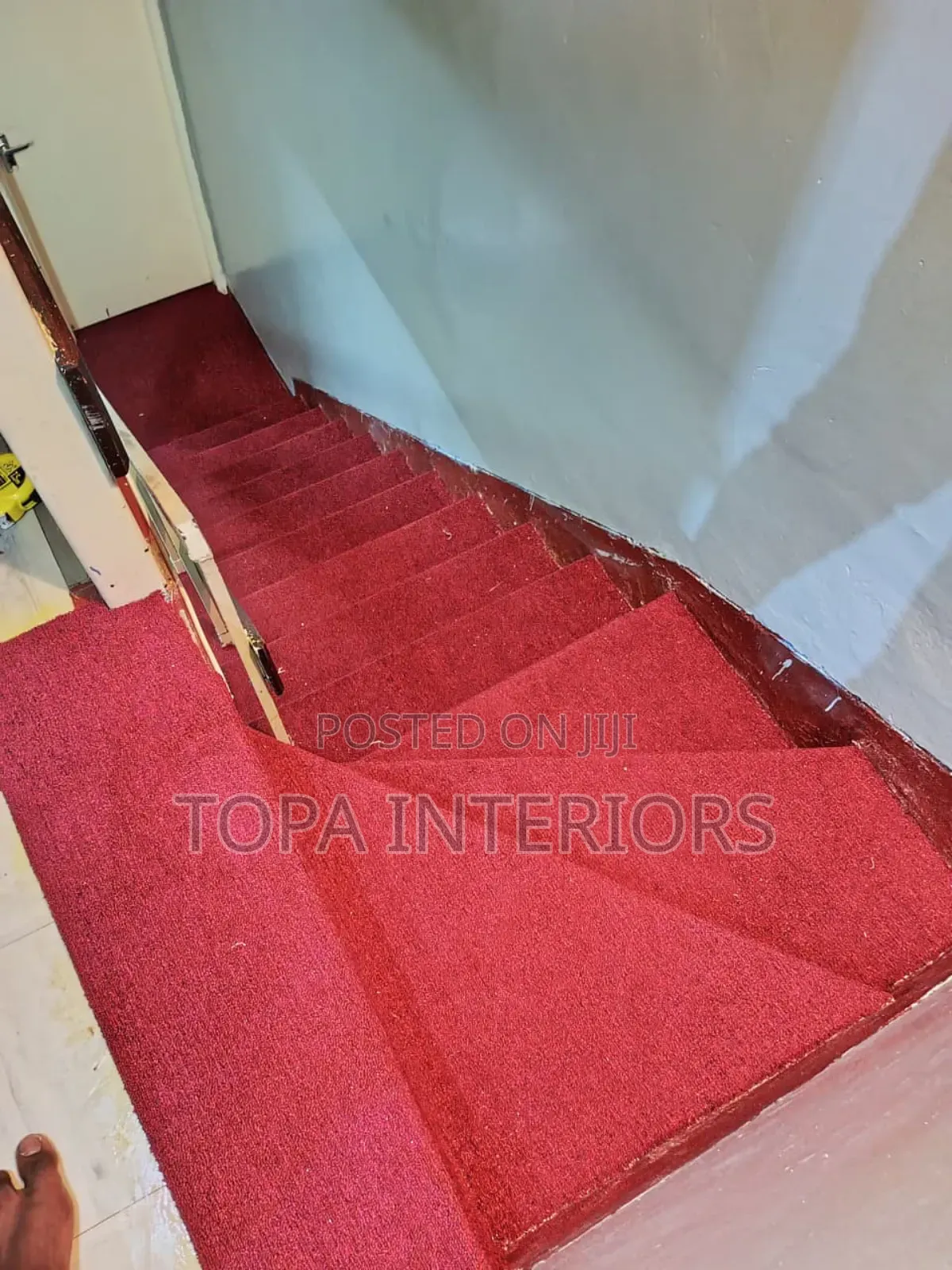 Safe Footing Stairs Wall to Wall Floor Carpets