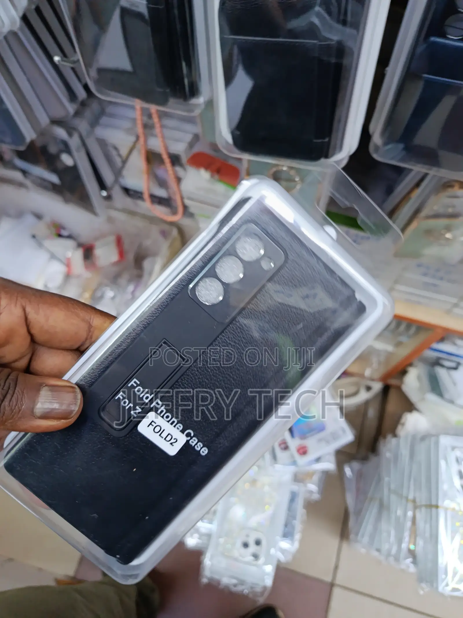 Flip Cover Samsung Galaxy Z Fold2 Stylish the Ather Effect