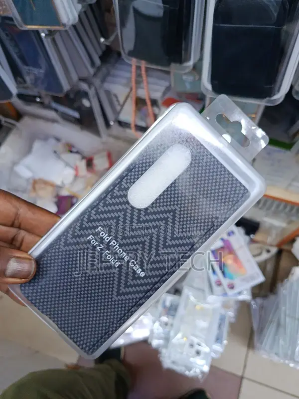 Fiber for Samsung Galaxy Z Fold 5 Case, Sturdy Durable