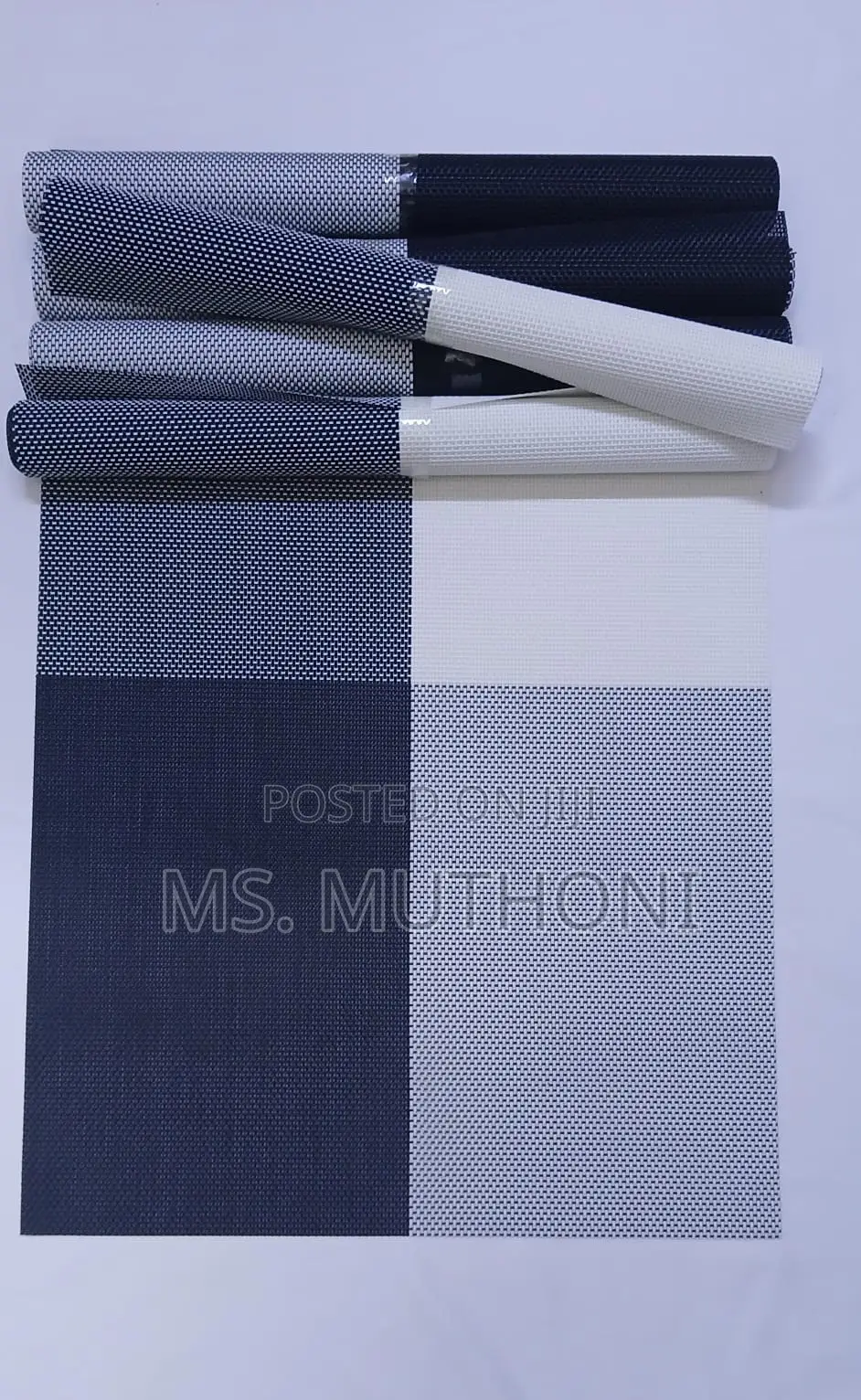 Wipeable 6pcs PVC Table Mats