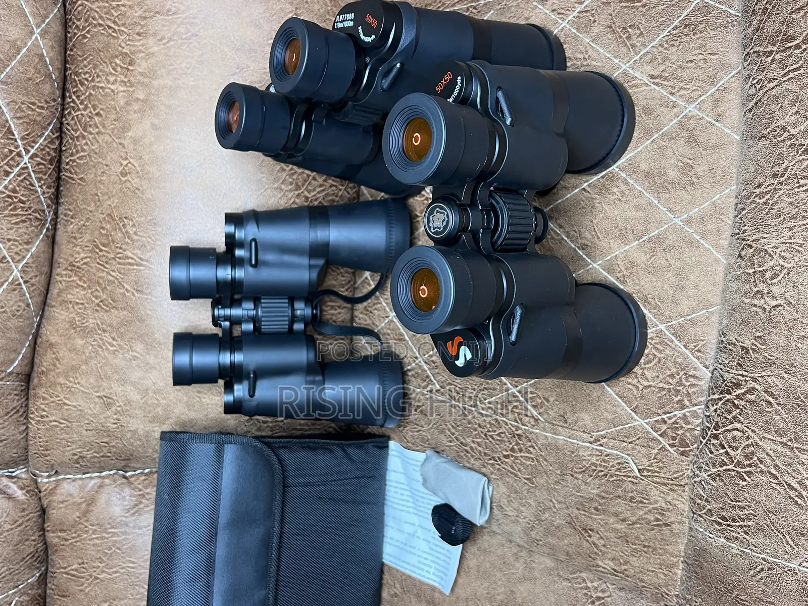 50x50 High Resolution Binoculars With Top Notch Night Vision.