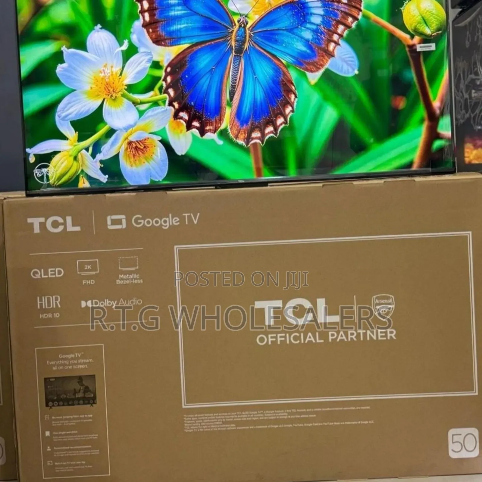 TCL 50′′ Qled Tv – Google Tv, Dolby Vision Game Mode
