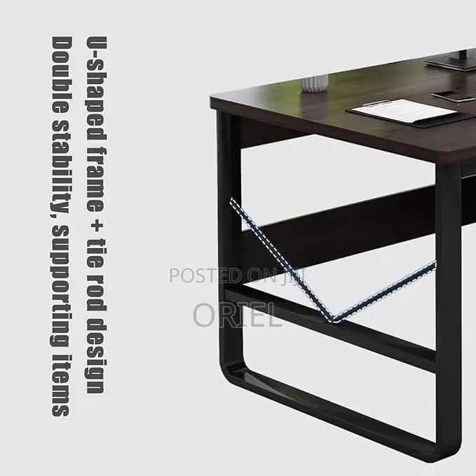 Office Desk : Modern Staff Desktop Desk With Drawers