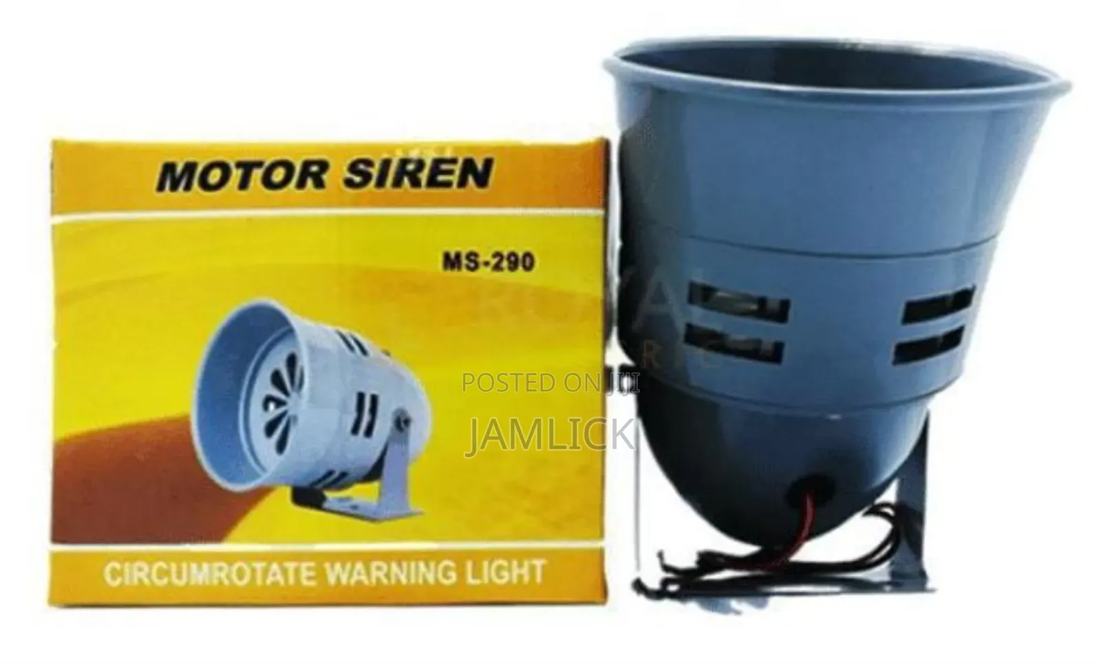 Ms 290 Motor Siren With Circumrotate Warning Light – Aw