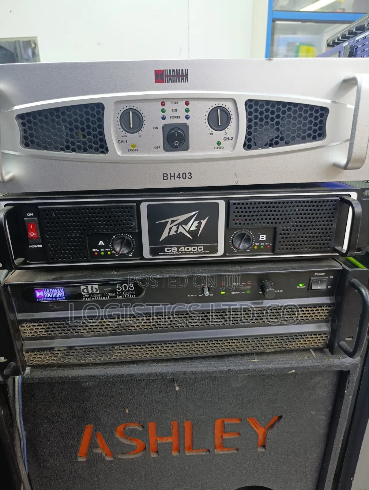 Ex-Uk Power Amplifier Harman Db-503 Professional Power Amplifier