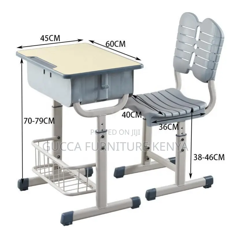 Imported Kid's Adjustable Study Desk And Chair Set