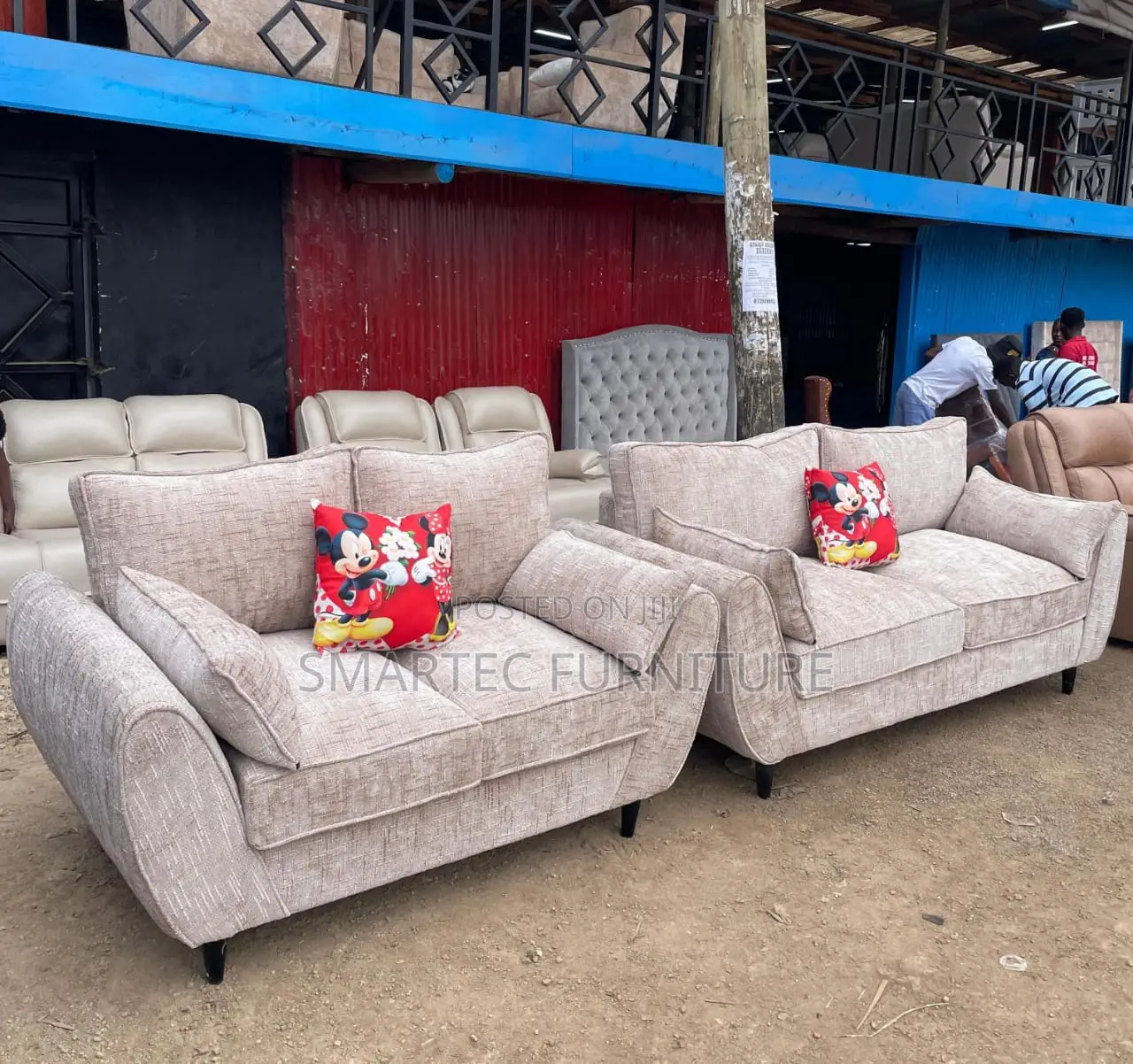 Perfect Cushioned 5 Seater Butterfly Sofa 3,2