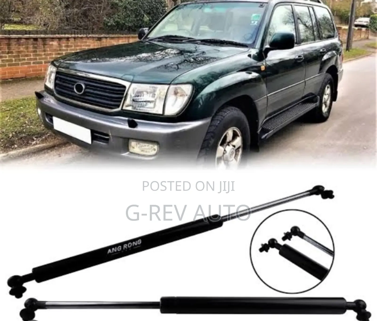 Landcruiser  100 Series  Bonnet Shocks