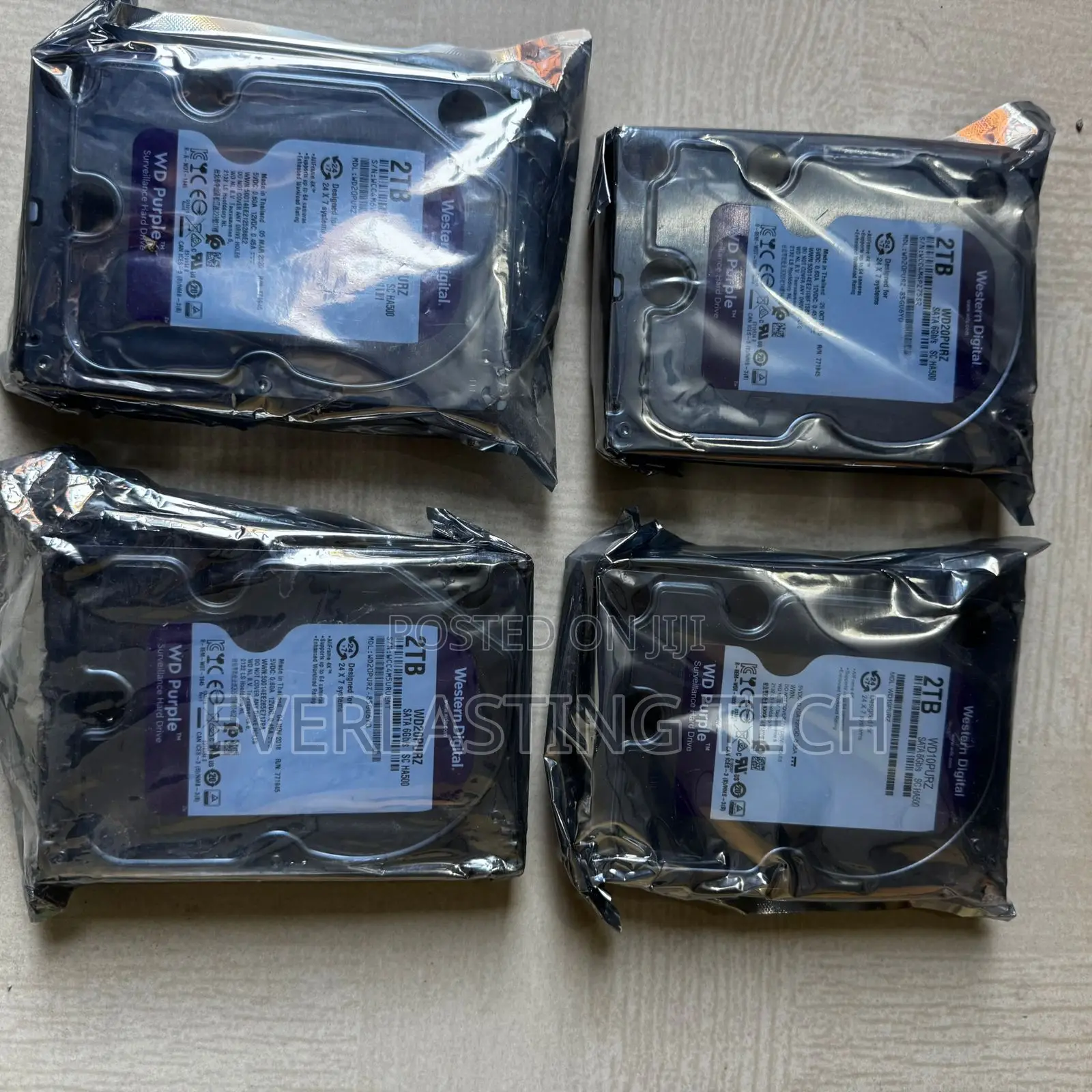 Wd Purple Surveillance Hard Drive 2 Tb, 64 Mb, 5400 Rpm, Wd20purz