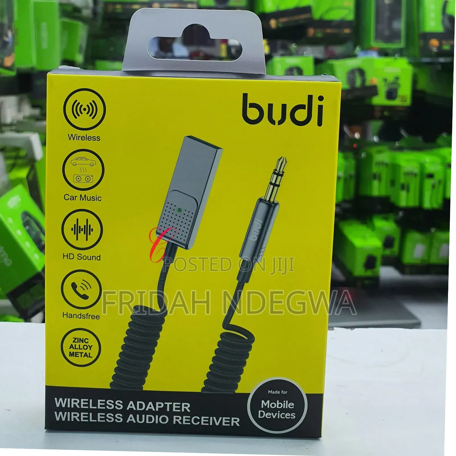 Budi Dc228ua15b *Wireless Car Audio Receiver Adapter