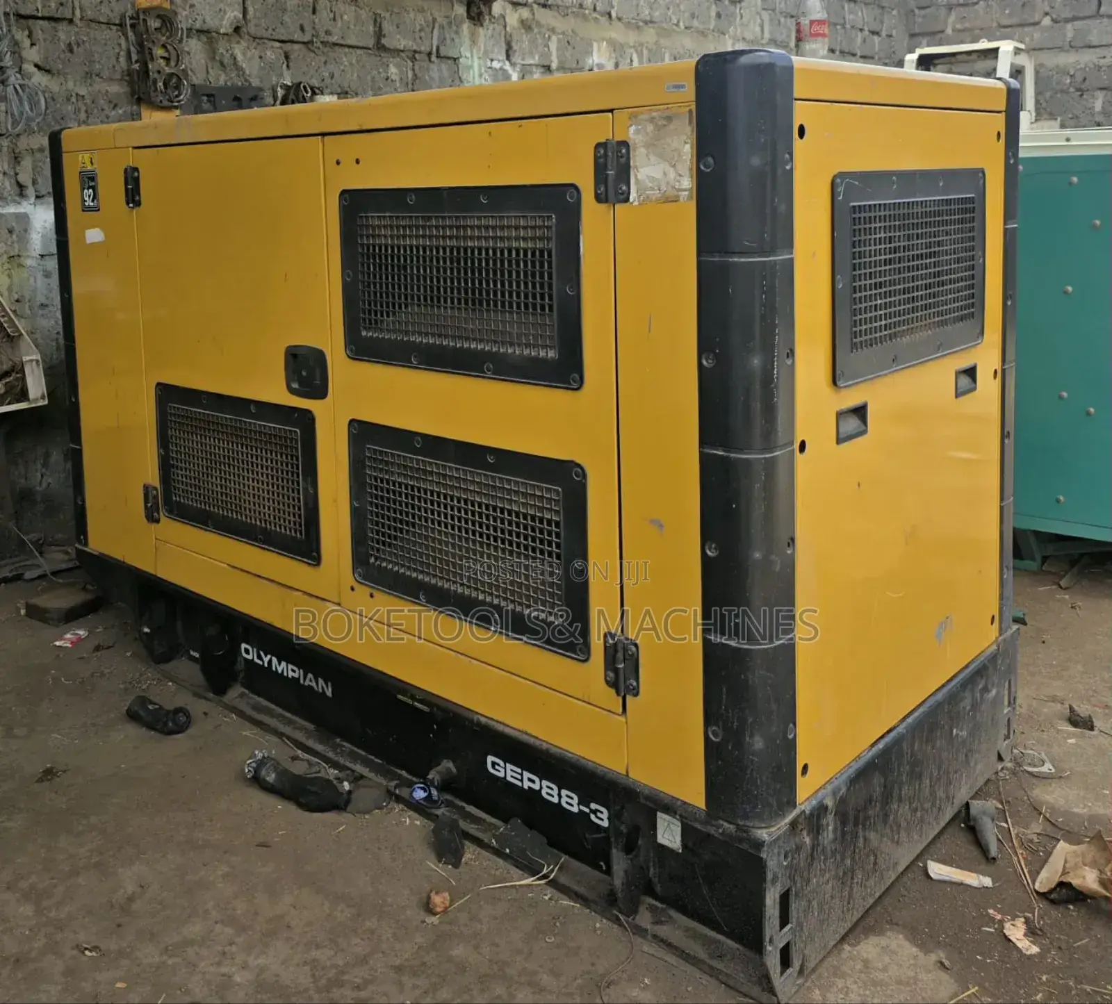 Olympian Ex Uk Super Silent Diesel Generator 100kva 3phase