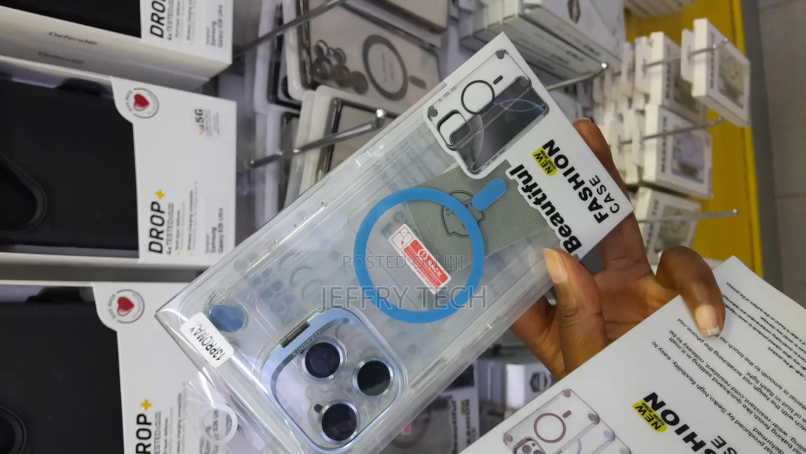 Silite iPhone 13 Pro Max Dual-Color Magsafe Clear With Lens Stand