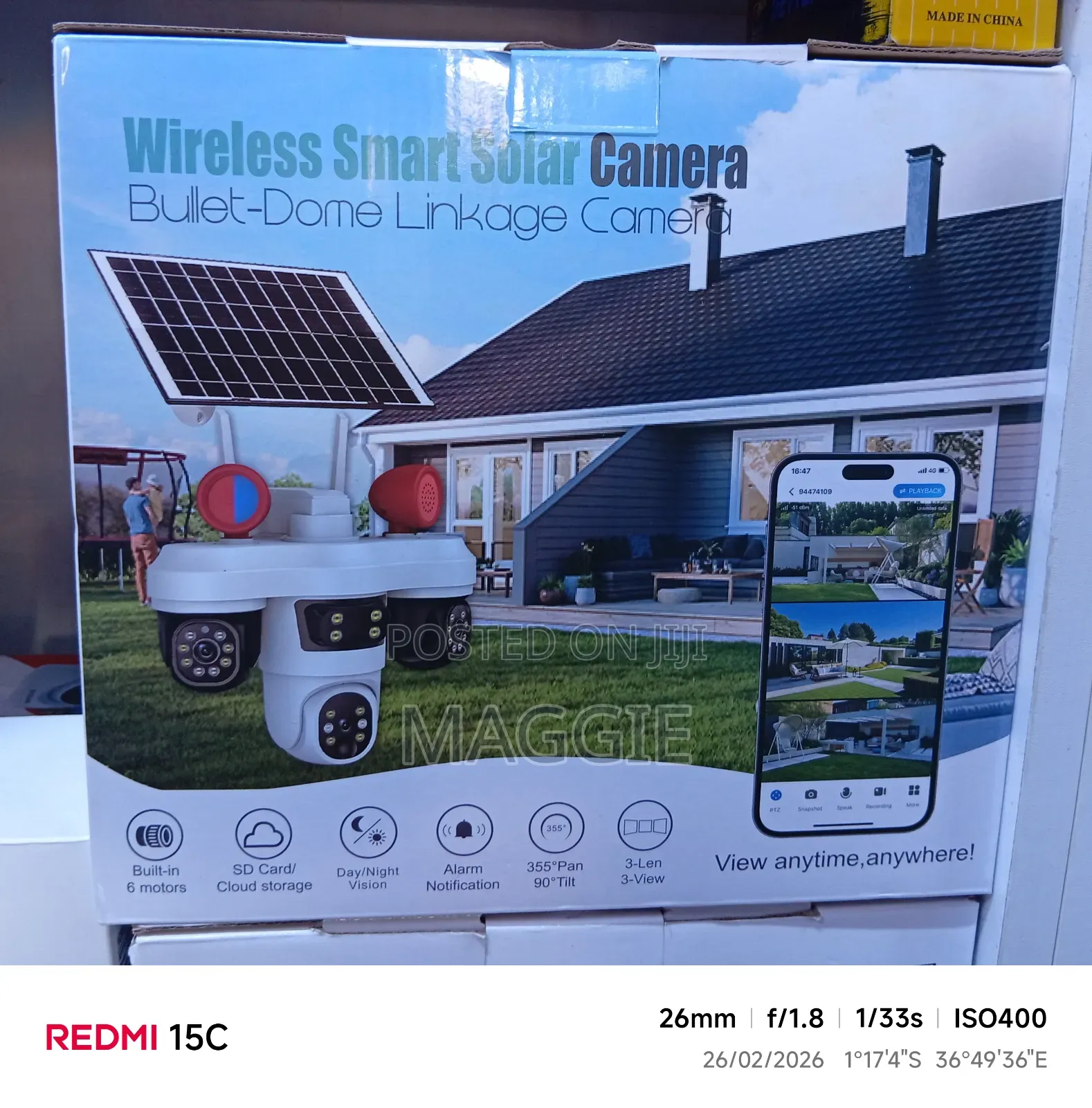 Wireless Smart Solar Camera