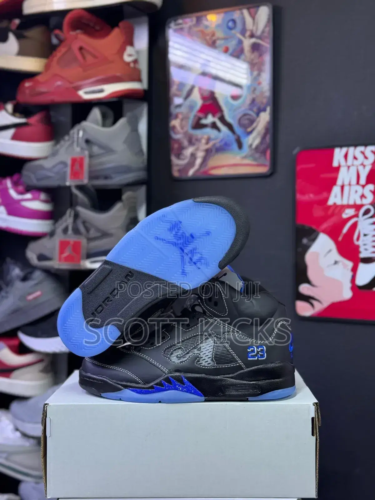 Awake Ny X Air Jordan 5 “Racer Blue/Black”