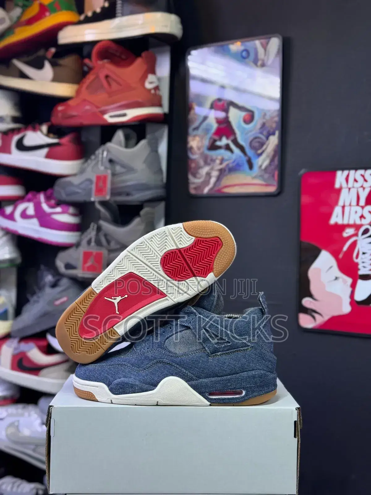 Levi’S X Air Jordan 4 Retro “Denim”