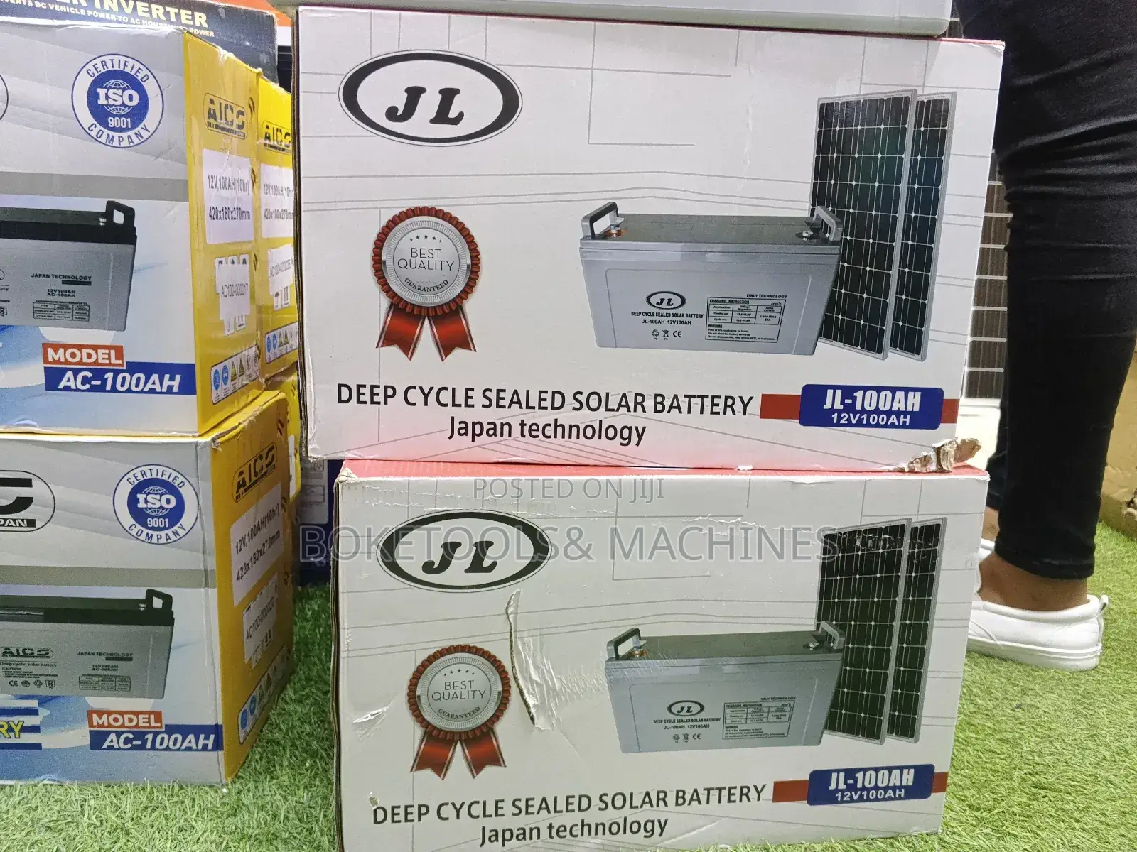 Jl Deep Cycle Sealed Solar Battery  100ah