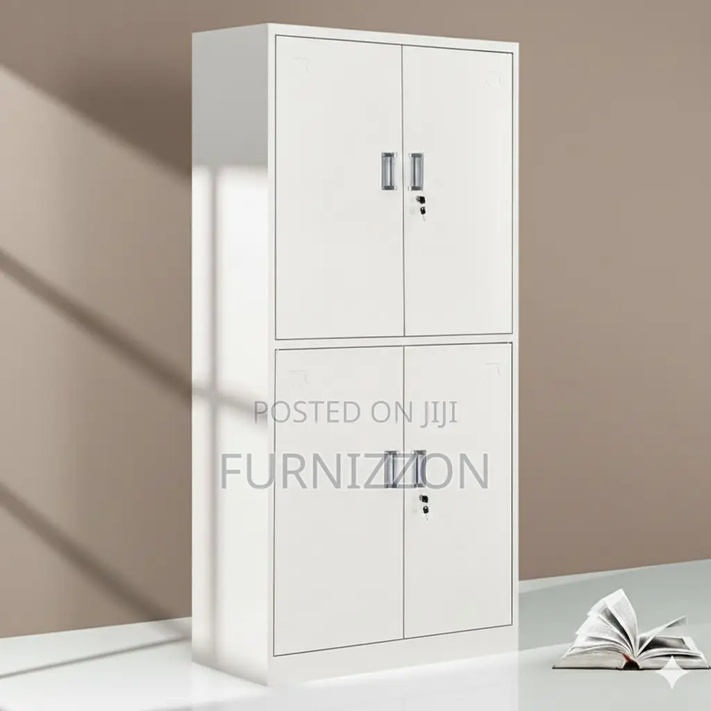 Modern 4 Door Office Locker Cabinet