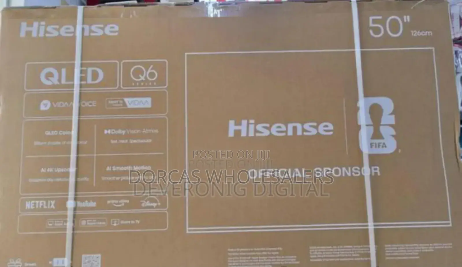 2hisense 50inches Smart Tv