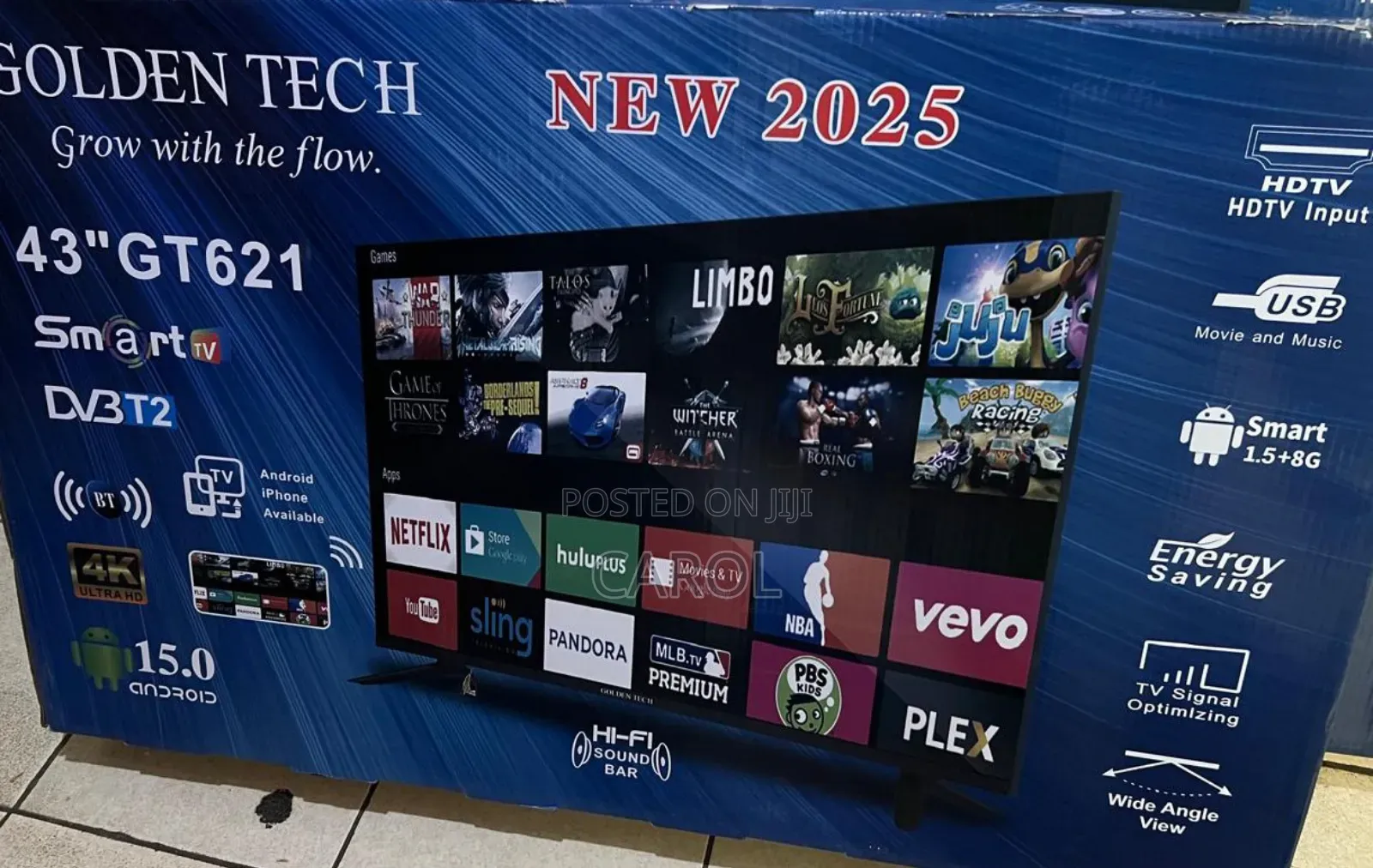 Goldentech 43 Inches Smart Android Digital Available