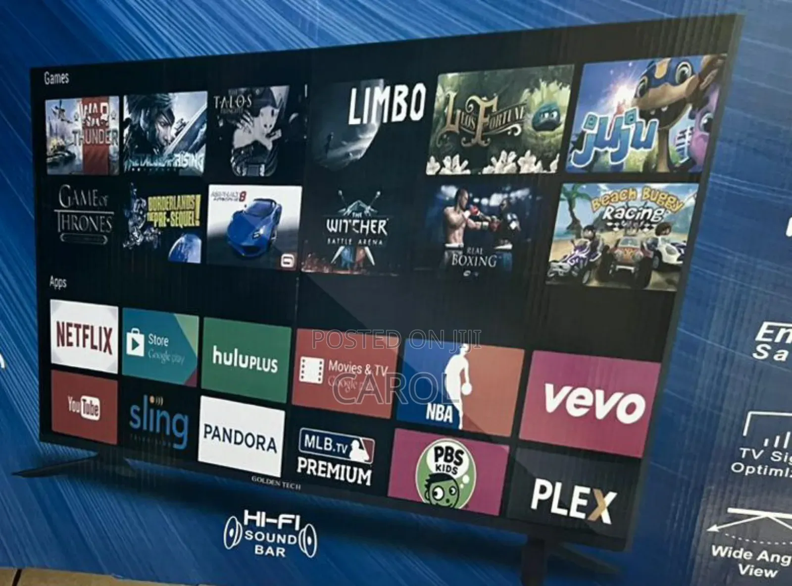 Golden Tech 50 Inches Smart Android Digital Tv