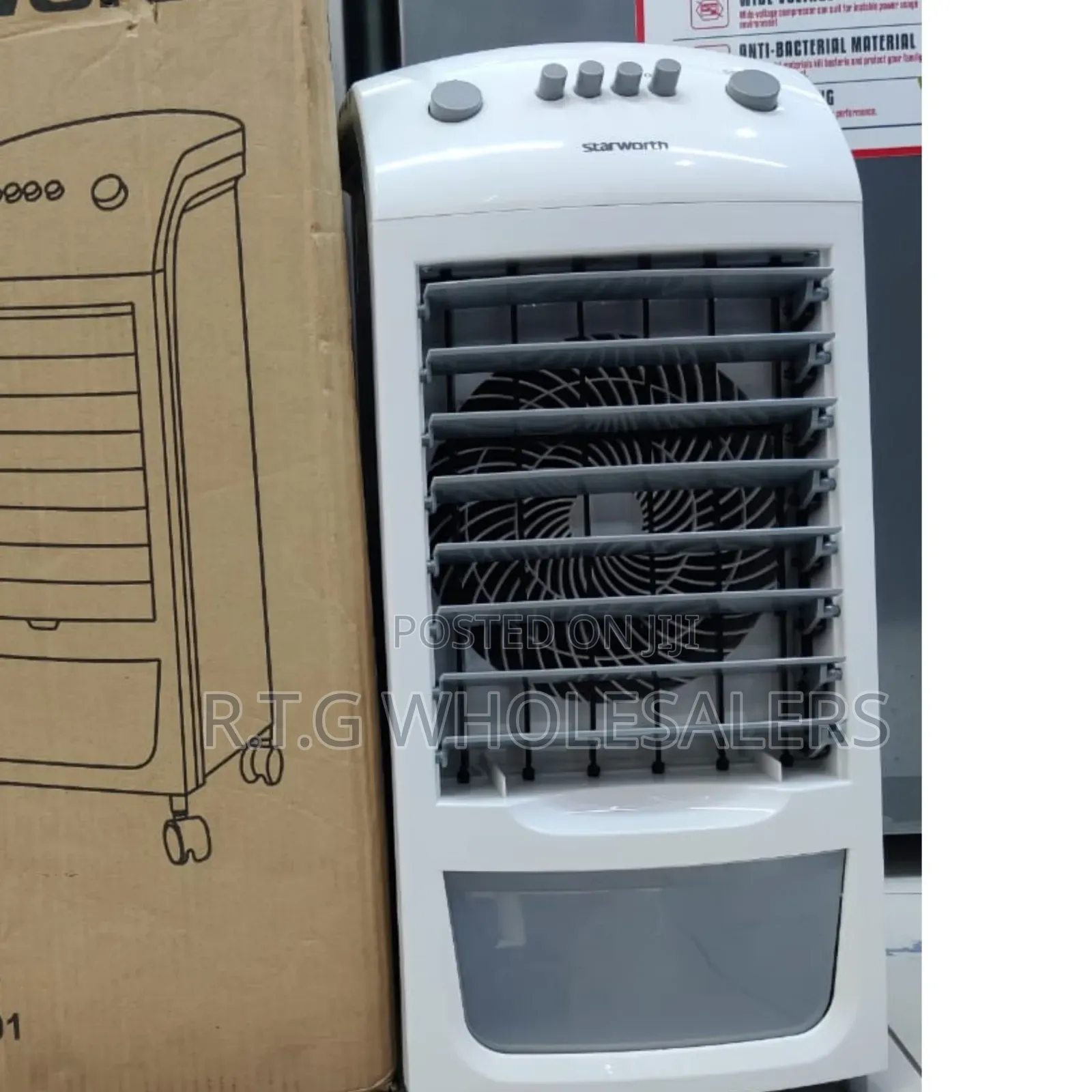 Starworth 4l Evaporative Air Cooler – Quiet Easy to Move