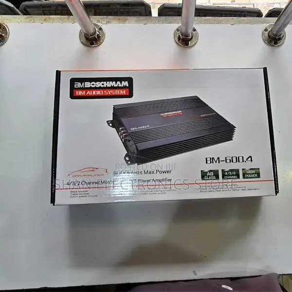 Boschmann Bm-600.4 Car Audio Amplifier 8000w Max 4-Channel