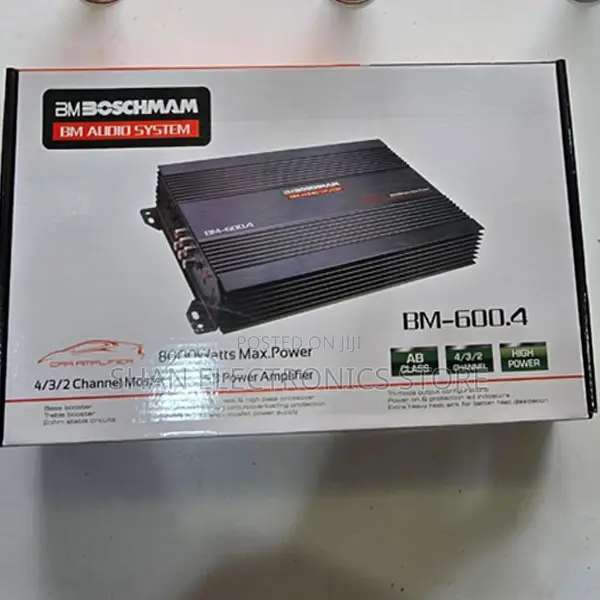 Brand New Boschmann 4 Channel High Power Amplifier