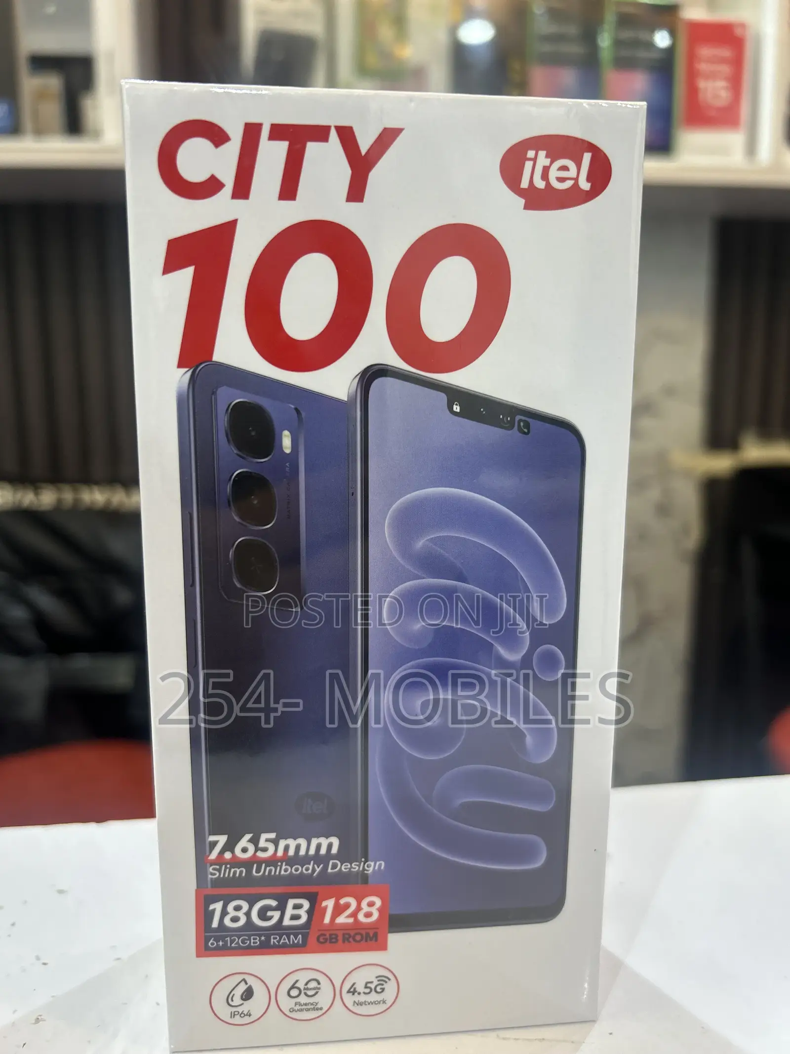 New Itel City 100 128 GB Black