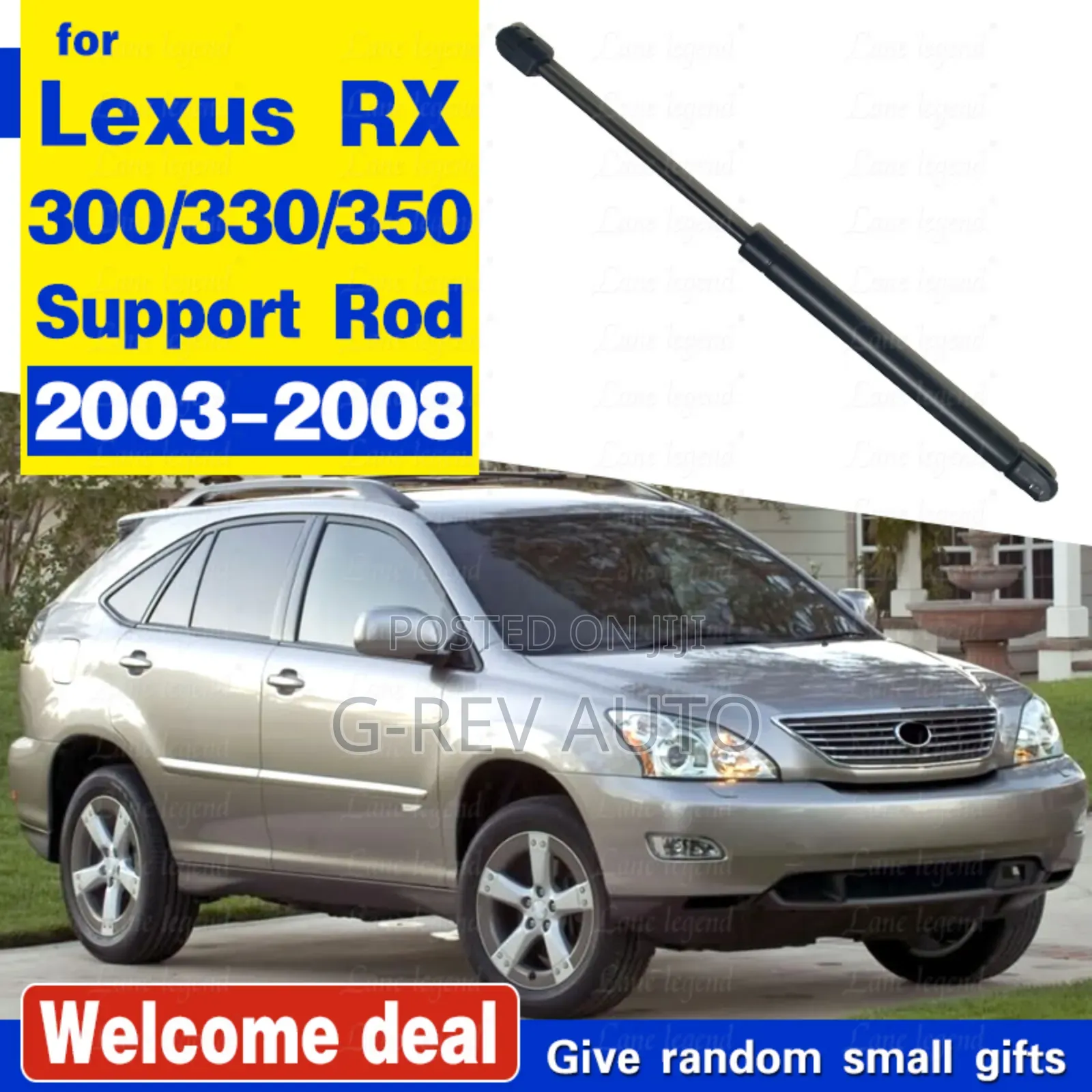 Harrier 240/Rx 300 Bonnet  Shock Strut