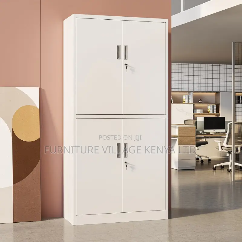 Office Cabinet; 4- Door Swing Office Storage Cabinet