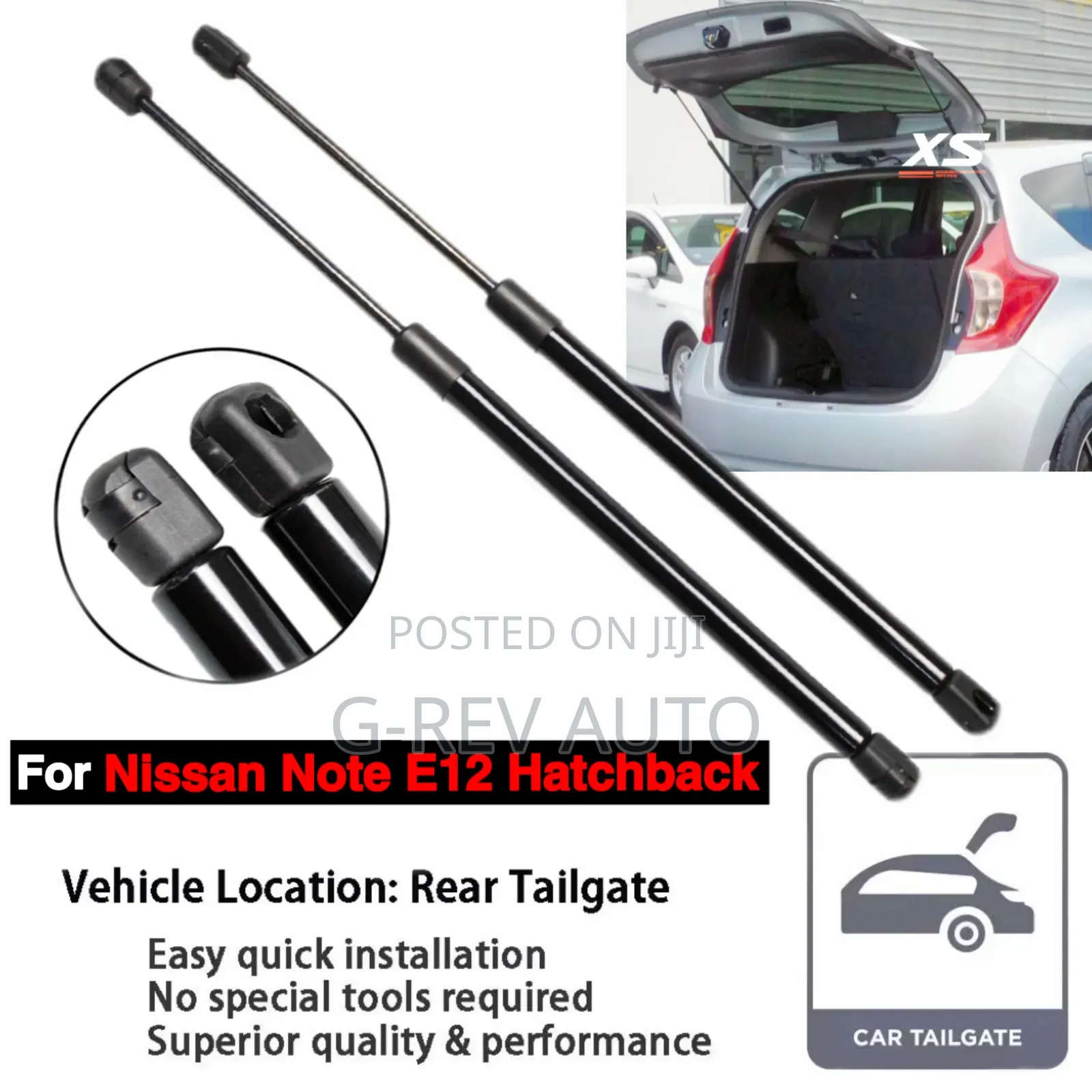 Nissan Note 12  Boot Shocks  Struts.