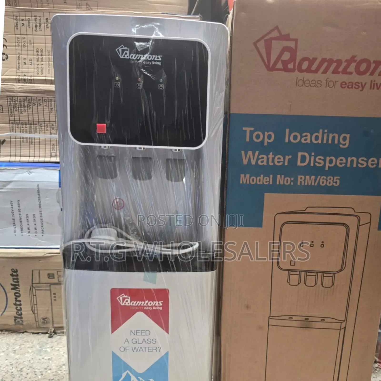 Hot, Normal Cold Water Dispenser – Rm/685 by Ramtons