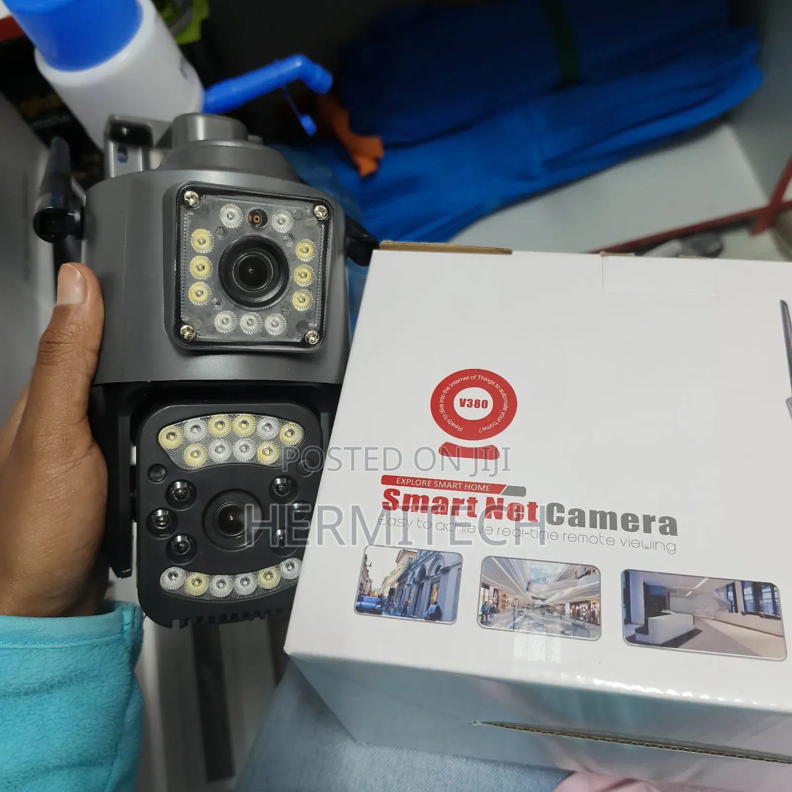 Smart Net Dual Lens CCTV Camera 4g/Wifi Enabled