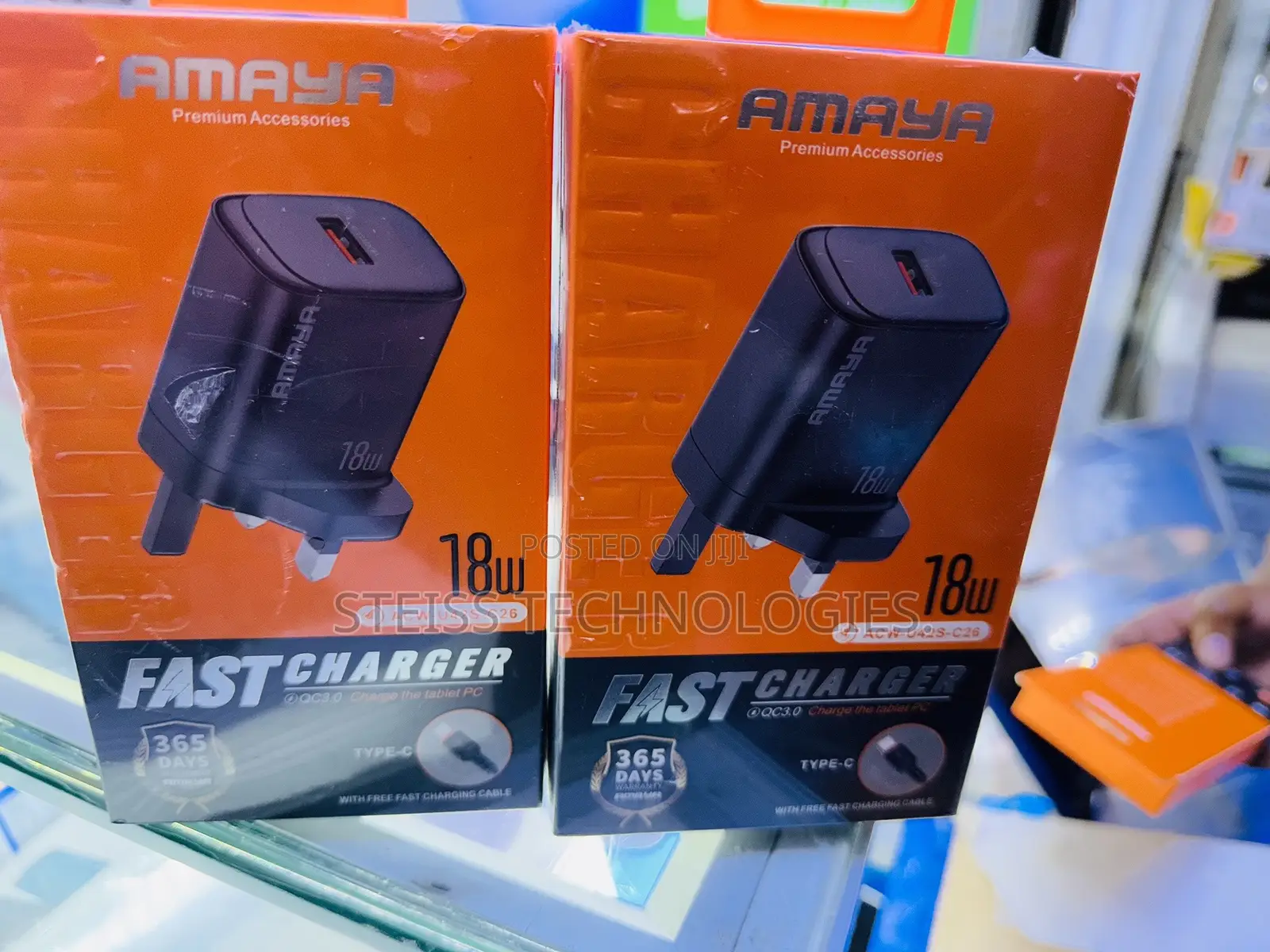 18w Amaya Type C Fast Charger