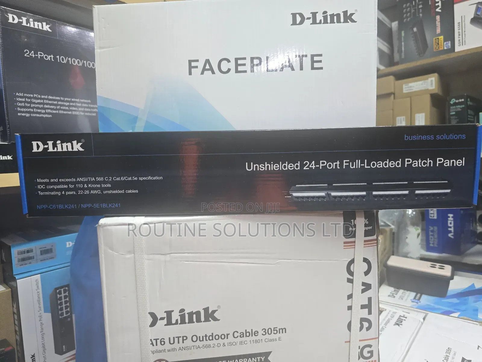 Dlink Unshielded 24 Port Full-Loaded Patch Panel