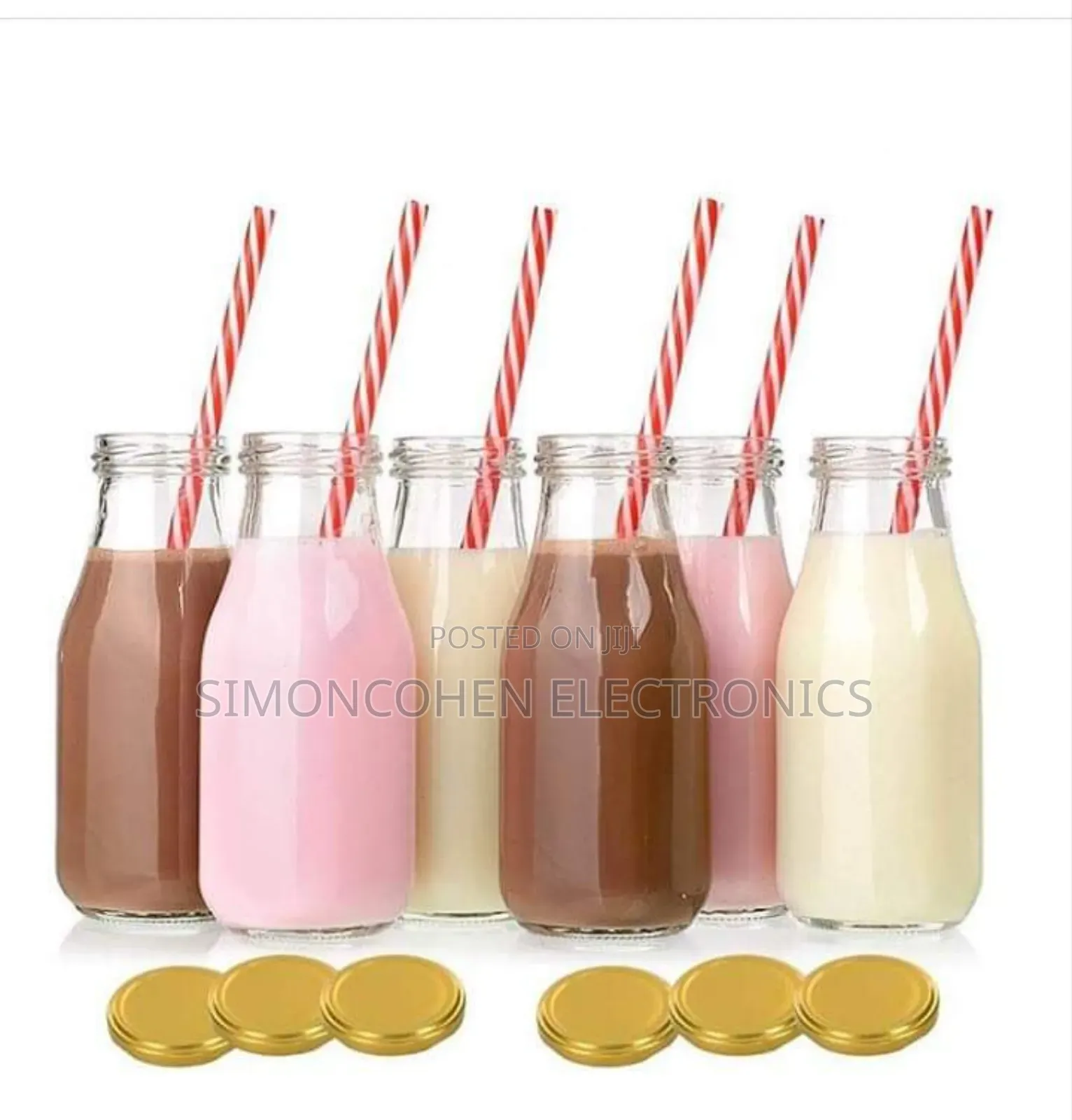 6pcs 500ml Glass Bottle Set