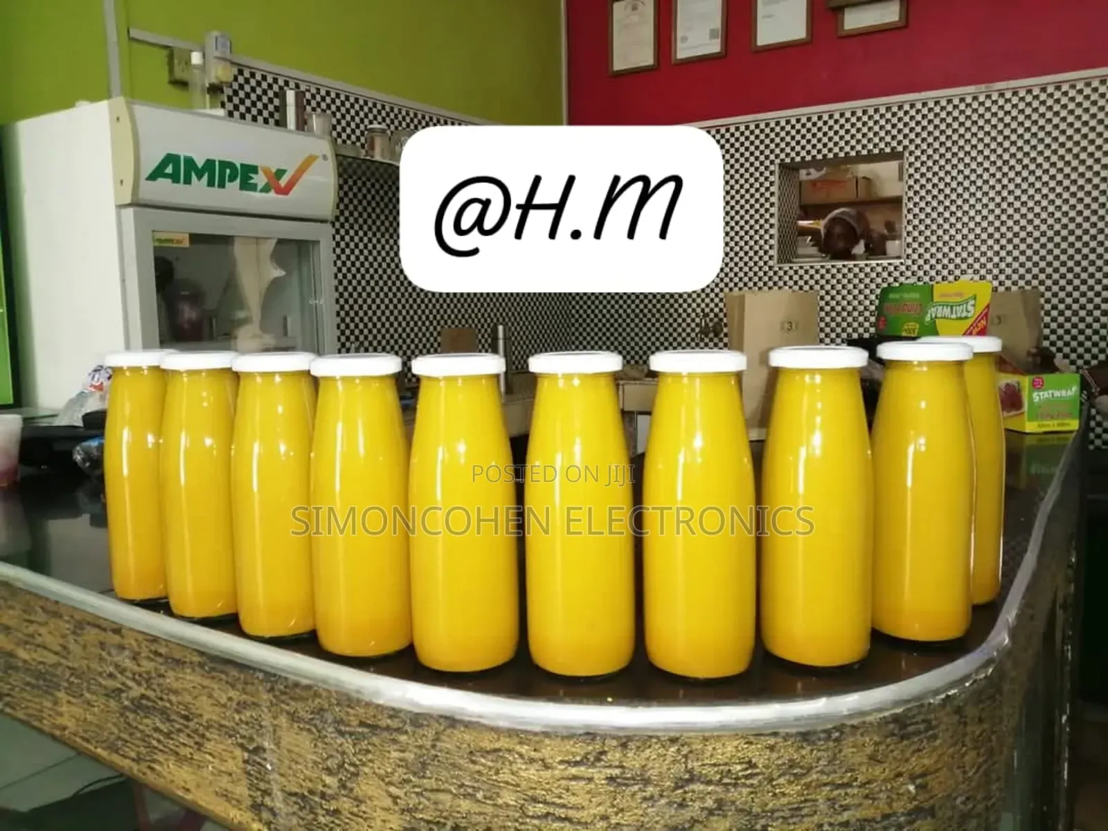 6pcs 500ml Glass Bottle Set