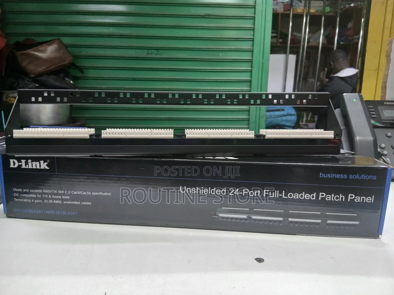 Dlink Patchpannel 24port Cat 6 Unshielded Full Loaded