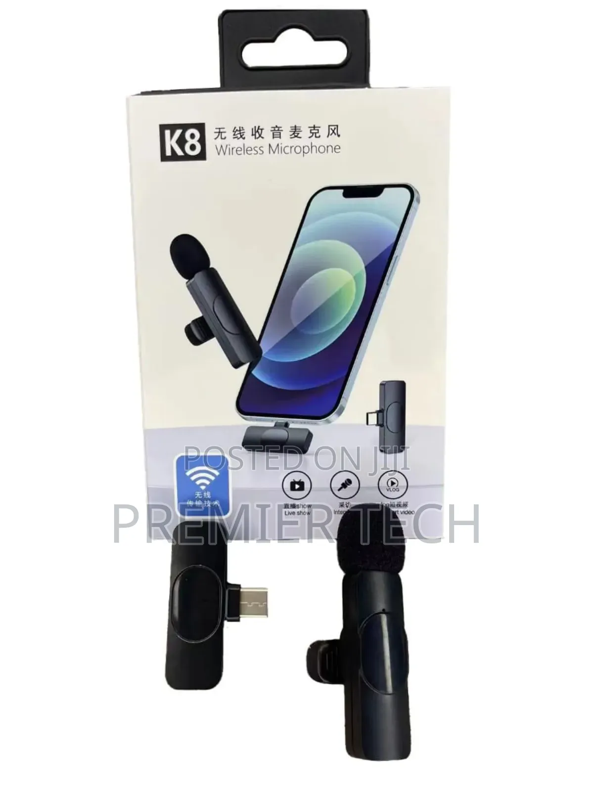 * Dual Wireless Lavalier Microphone System With Noise Cancelation*