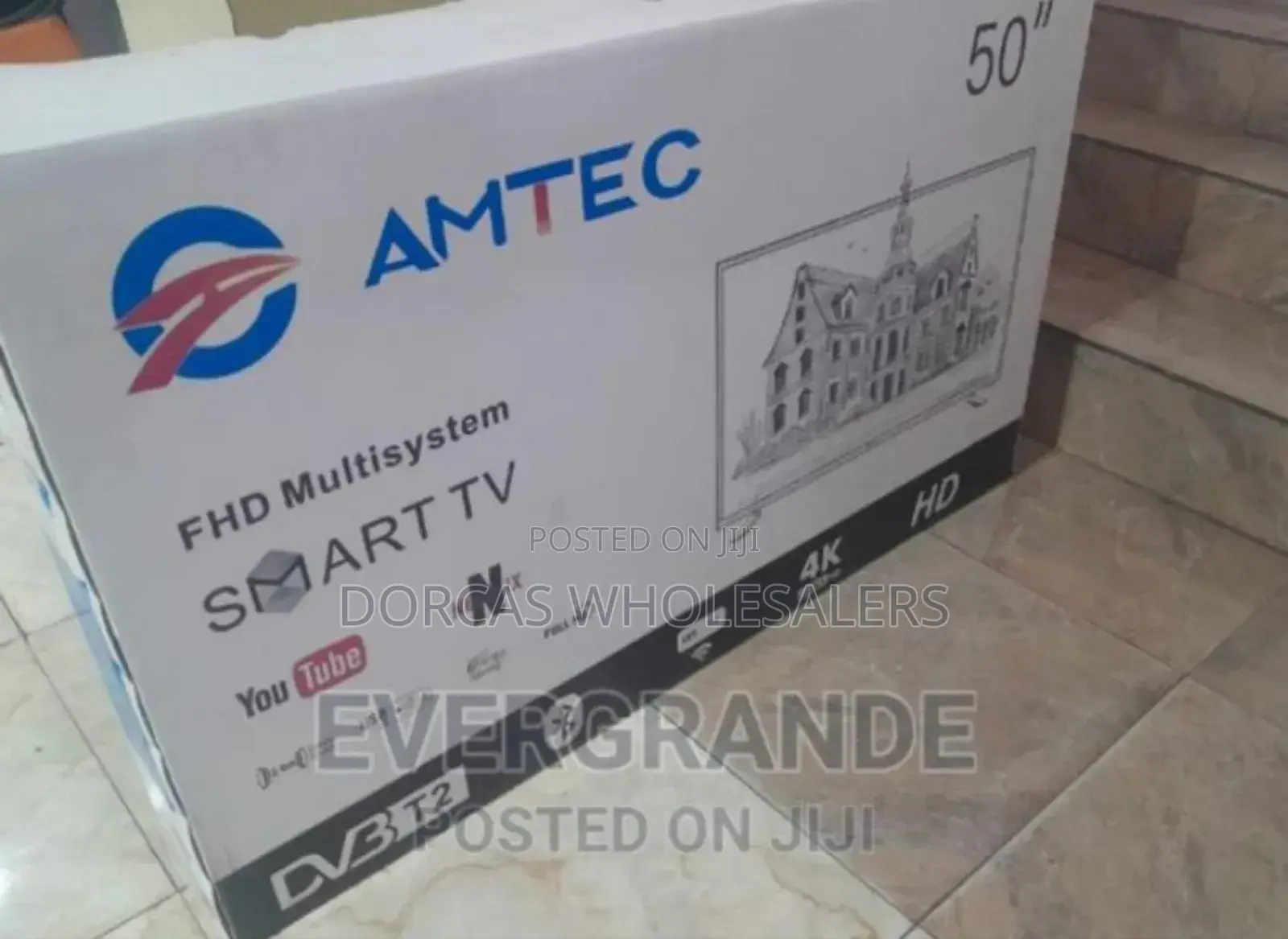 Stocked Amtec 50inch Smart Tv