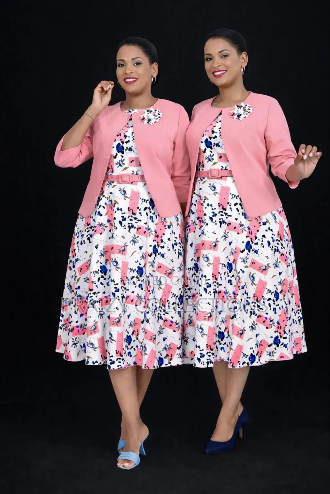 Beautiful 2pc Skater Dress + Jacket Set