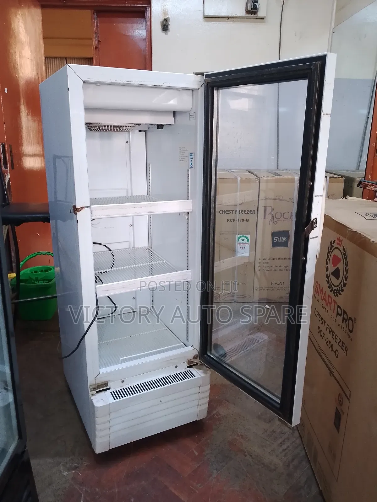Exuk White Display Fridge
