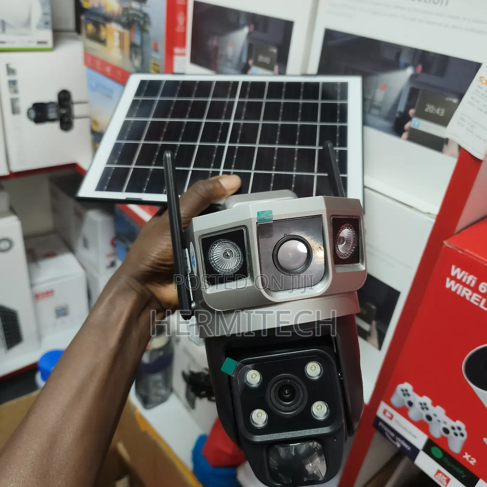 Outdoor CCTV 4g Solar Powered PTZ Surveillance