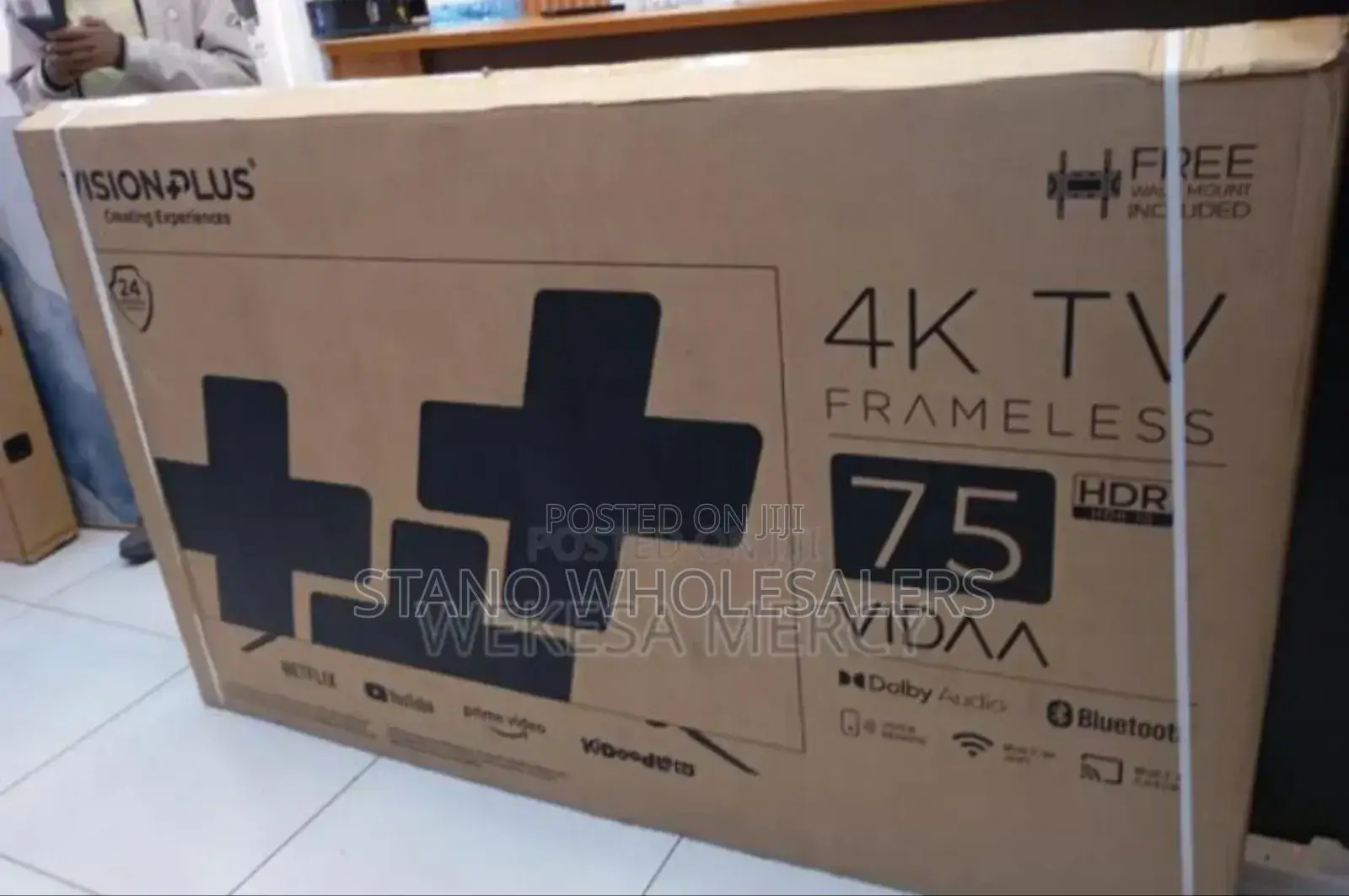 Stock Vision 75inch Smart Tv